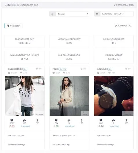 InfluencerDB Platform