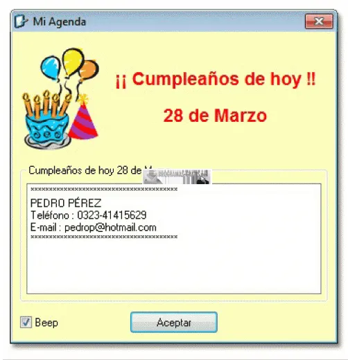 Mi Agenda Personal